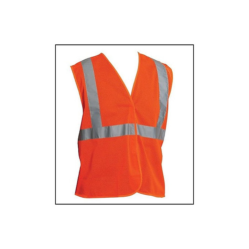 Protective Industrial Products Safety Vests, ANSI Class 2 Orange Mesh (65dd85cfe8837636b11ed247_ud)