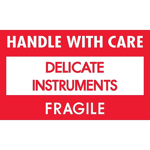 Tape Logic Delicate Instruments - HWC Shipping Label, 3" x 5", 500/Roll (65dd865de8837636b11ed826_ud)
