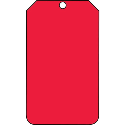Accuform 5 3/4" x 3 1/4" PF-Cardstock Scaffold Status Tag "DANGER DO NOT USE..", Black On Red, 25/Pack (TSS101CTP)