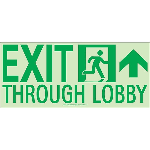 NYC Exit Through Lobby Sign, Forward Right Side, 7X16, Flex, 7550 Glo Brite, MEA Approved (65dd8892e8837636b11edfc6_ud)