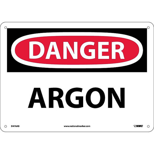 Argon, 10X14, .040 Aluminum, Danger Sign (65dd8917e8837636b11ee19e_ud)