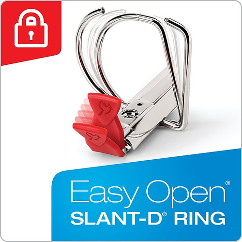 Cardinal Easy Open ClearVue Locking Heavy Duty 3" 3-Ring View Binders, D-Ring, White (10330_2)