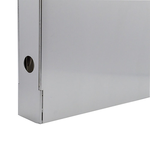 Bindertek Heavy Duty 1 1/2" 3-Ring Non-View Binders, D-Ring, Silver (MTBIND-SL)