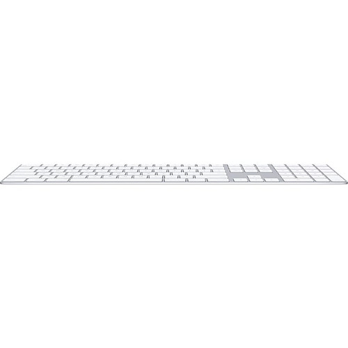 Apple Magic Wireless Ergonomic Keyboard with Numeric Keypad, White (MQ052KU/A)