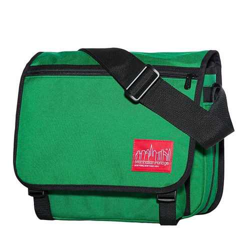 Manhattan Portage Europa Small with Back Zipper And Compartments Green (1435Z-C GRN)