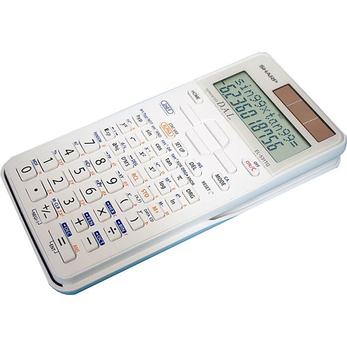 Sharp EL-531TGBDW 12-Digit Scientific Calculator, White (65dd92380030d3d478204edb_ud)