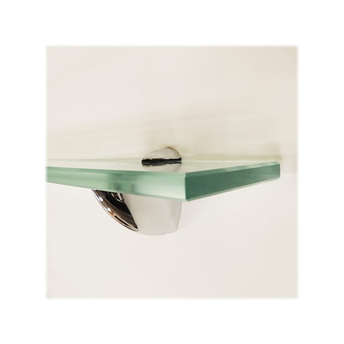 Eden Grove Glass Mounted Wall Shelf, 18", Clear (191832)