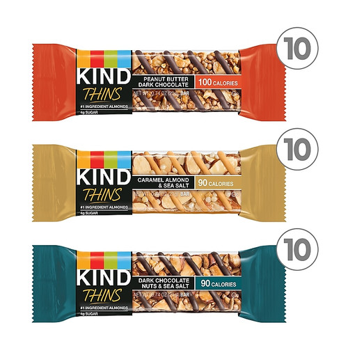 KIND Thins Variety Pack, 0.74 oz, 30/oxX (600-00776)