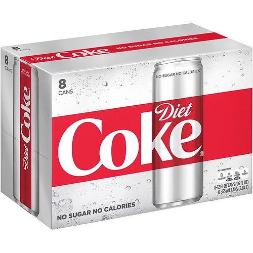 Coca-Cola Diet Coke 12 oz. Pack of 8 (49000074840)