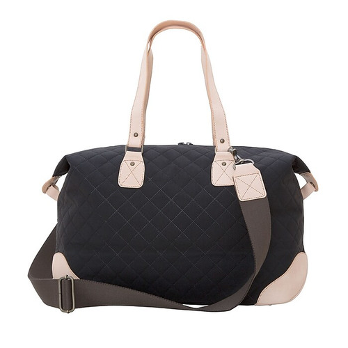 Token Quilted Lafayette Duffel Bag Medium Black (TK-502-QLT BLK)