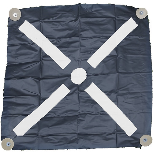 Mutual Industries Harlequin Bullseye Iron Cross Aerial Target, 60" x 60", 12/Pack (65dd97d90030d3d478207f87_ud)