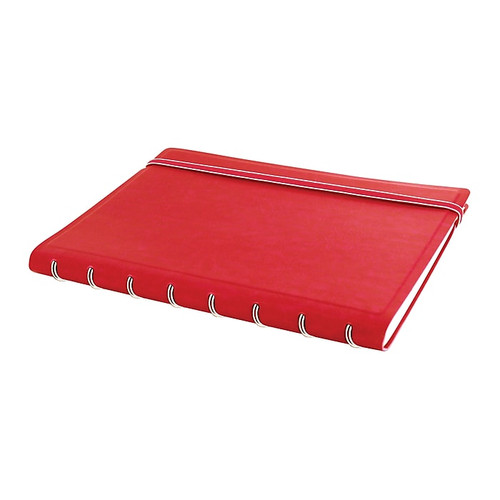 Filofax A5 Classic Bright 4-Subject Professional Notebooks, 5.8" x 8.25", College Ruled, 56 Sheets, Red (B115008U)
