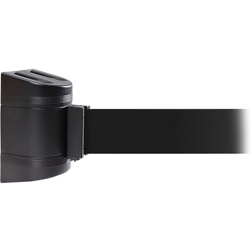 WallPro 450 Black Wall Mount Belt Barrier with 20' (different written message_2)