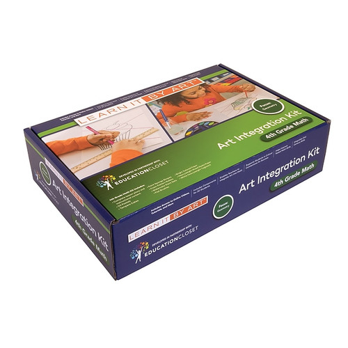 Learn It By Art™ 4th Grade Art Integration Math Kit Geometry Multicolored (PAC1000113)