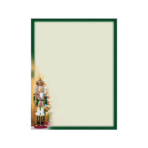 Great Papers Holiday Nutcracker Letterhead, Multicolor, 50/Pack (2023048)