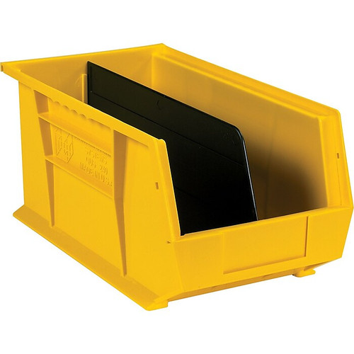 Partners Brand Black Stack and Hang Bin Divider, 17" x 10 1/4", 6/Case (65dd996e0030d3d478208d33_ud)