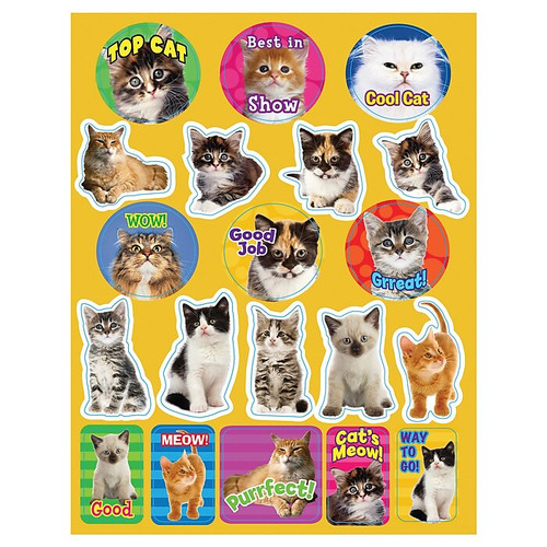 Eureka® Motivational Cats, 120/Pack, 12 Packs (EU-655202-12)