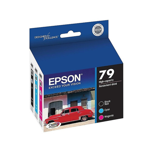 Epson T79 Black/Cyan/Magenta High Yield Ink Cartridge, 3/Pack (65dd9b790030d3d478209cd8_ud)