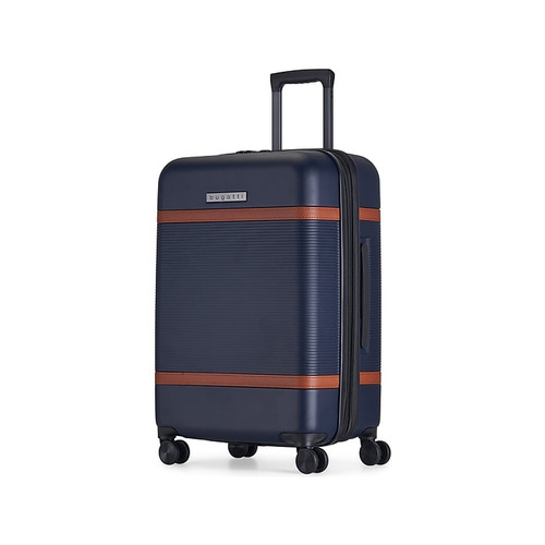 Bugatti Wellington ABS Plastic 3-Piece Luggage Set, Navy (HLG5103-Navy)