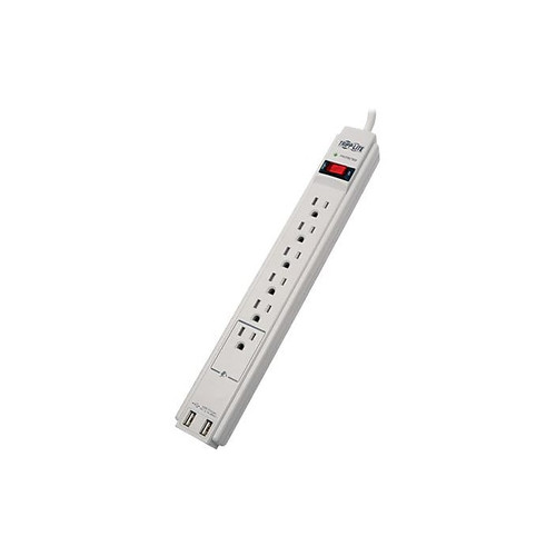 Tripp Lite Protect It! 6-Outlet 990 Joule Surge Suppressor With 6' Cord (TLP606USB)