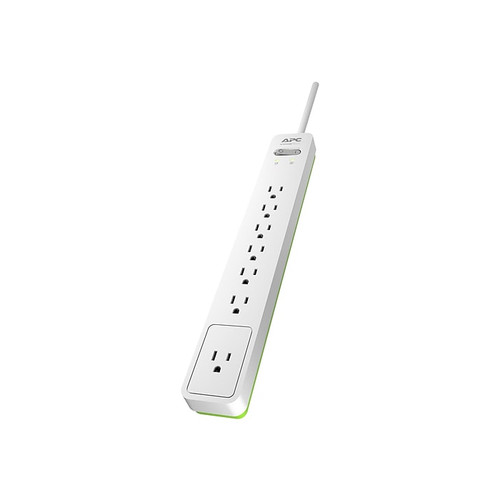 APC Essential SurgeArrest 7-Outlet Surge Protector, 6' Cord (PE76W)