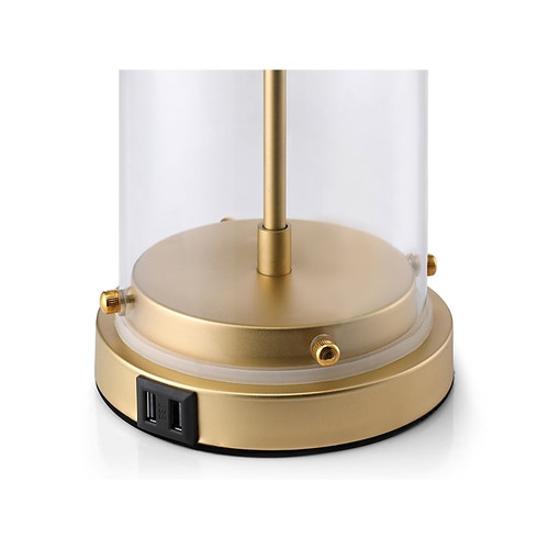 Rumi Lighting LED Table Lamp, Brass (ERP0142)