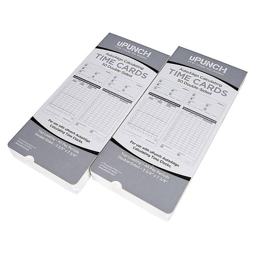 uPunch Time Card for HN4000 Time Clock, 100/Pack (HNTCL2100)