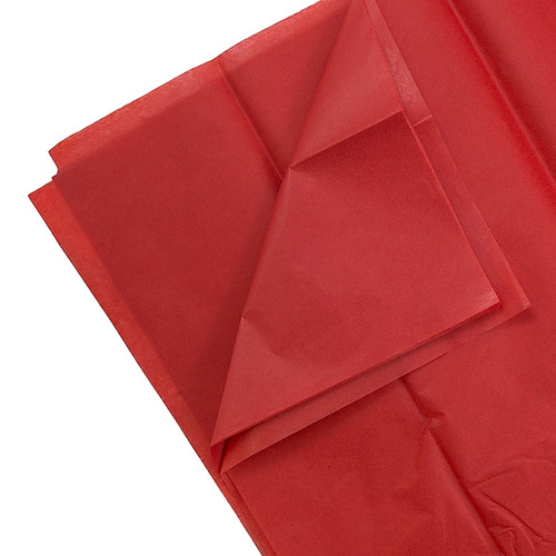 JAM PAPER Tissue Paper, Red, 20 Sheets/pack (1152356A)