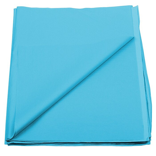 JAM PAPER Tissue Paper, Aqua Blue,480 Sheets/Ream (65dda0b60030d3d47820c406_ud)