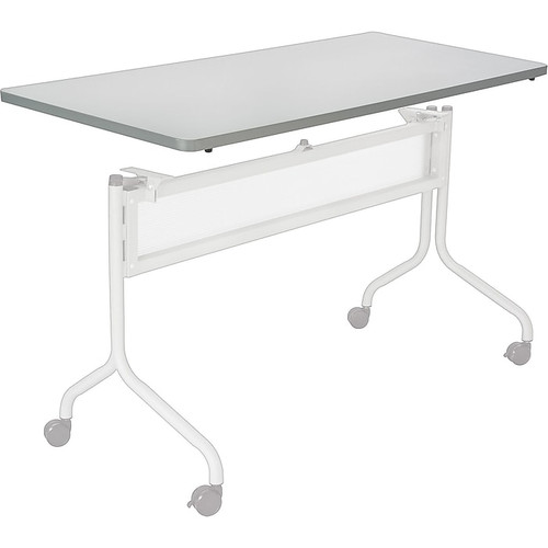 Impromptu® Mobile Training Table, Rectangle Top - 72 x 24" Gray (65dda18b0030d3d47820cba1_ud)