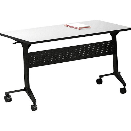 Safco Flip-N-Go 48"W Rectangular Training Table, Folkstone (LF2448T_1)