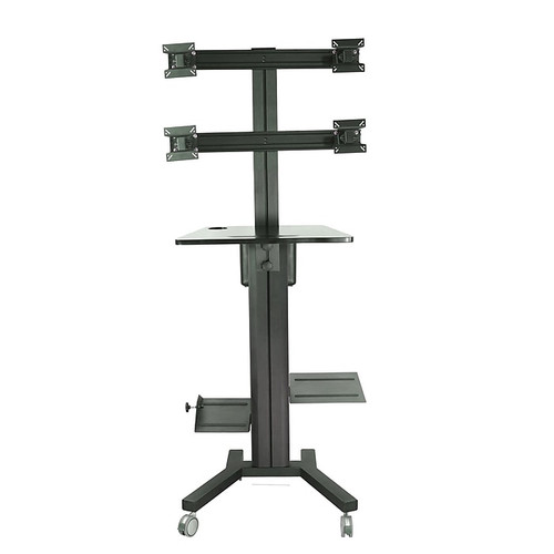 TygerClaw Pedestal TV Stand, Screens up to 30", Black (LVW8607)