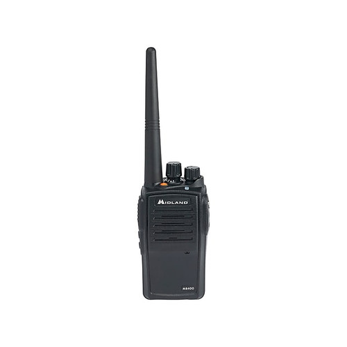 MIDLAND RADIO BizTalk Two Way Radio, Black, 6/Pack (MB400X6MC)