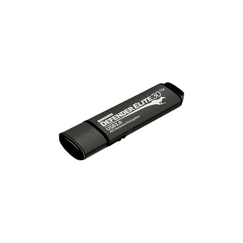 Kanguru Defender Elite30 32GB USB 3.2 Flash Drive, Black (KDFE30-32G)