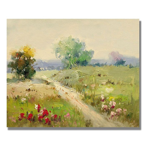 Trademark Fine Art 'A New Day' 26" x 32" Canvas Art (65dda55a0030d3d47820e9ae_ud)