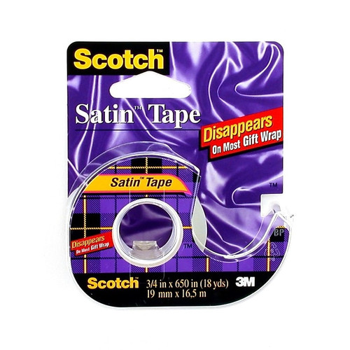 3M Satin Tape 3/4 In. X 18 Yd. [Pack Of 6] (6PK-15)