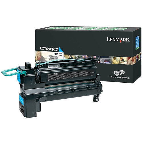 Lexmark C792A1CG Cyan Standard Yield Toner Cartridge, Prints Up to 6,000 Pages (65ddab780030d3d478211bd1_ud)