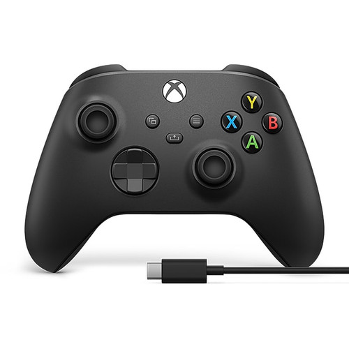 Microsoft Xbox Wireless Controller + USB Type-C Cable Carbon Black (1V8-00001)