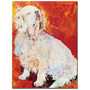 Trademark Global Pat Saunders White "I Refuse" Canvas Art, 24" x 18" (65dc8f6e00faa78082276fc2_ud)