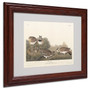 Trademark Fine Art 'Shore Lark' 11" x 14" Wood Frame Art (65dc8f7b00faa78082276fe6_ud)