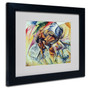 Trademark Fine Art 'Dynamism of a Cyclist' 11" x 14" Black Frame Art (65dc8fc9d5d0399c333ae090_ud)