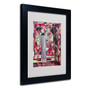 Trademark Fine Art 'Woman In Front of a Window' 11" x 14" Black Frame Art (65dc8fcdd5d0399c333ae0a4_ud)