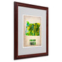 Trademark Fine Art 'Oregon Watercolor Map' 16" x 20" Wood Frame Art (65dc9016d5d0399c333ae172_ud)