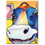 Trademark Global Pat Saunders White "Dairy Queen" Canvas Art, 24" x 18" (65dc91d500faa780822775d4_ud)