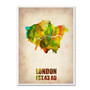 Trademark Fine Art 'London Watercolor Map' 35" x 47" Canvas Art (65dc91fcd5d0399c333ae6d4_ud)