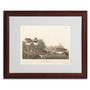 Trademark Fine Art 'Shore Lark' 16" x 20" Wood Frame Art (65dc924100faa780822776f6_ud)
