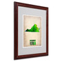 Trademark Fine Art 'Virginia Watercolor Map' 16" x 20" Wood Frame Art (65dc929ed5d0399c333ae8b2_ud)