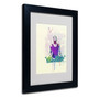 Trademark Fine Art 'Meditating Mind' 11" x 14" Black Frame Art (65dc93b8d5d0399c333aec14_ud)