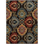 StyleHaven Transitional Bold Floral Nylon/Polypropylene 7'10" X 10'10" Grey/Multi Area Rug (WSDN6369D8X11L)