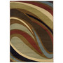 Abstract Brown/ Brown Indoor Machine-made Polypropylene Area Rug  (65dc9486bb0d80c06fcf6119_ud)